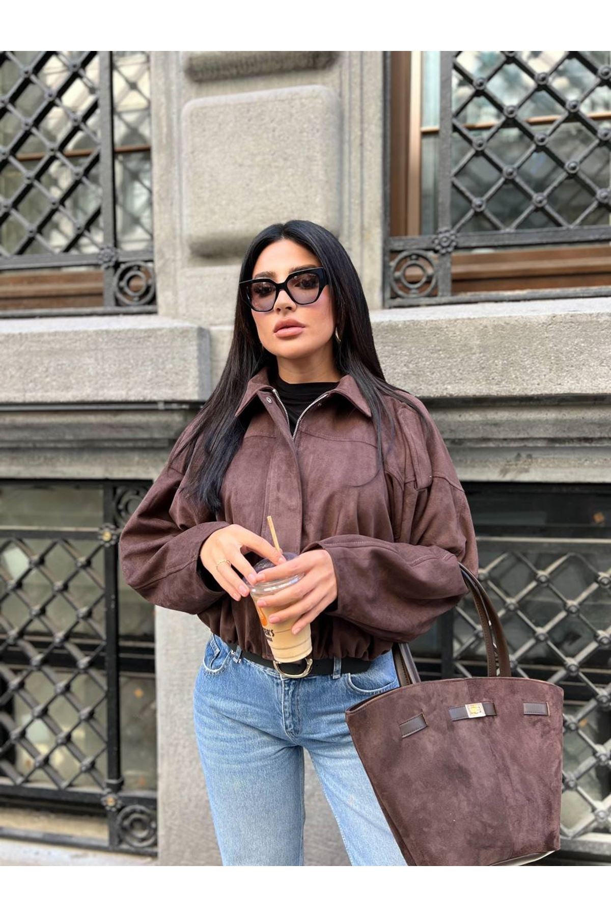 Brown Overshirt Jacket