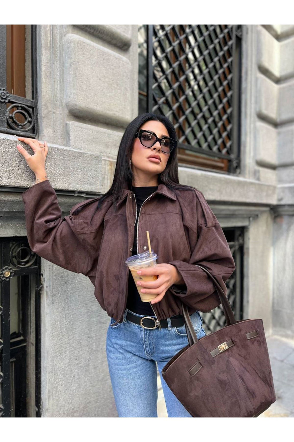 Brown Overshirt Jacket