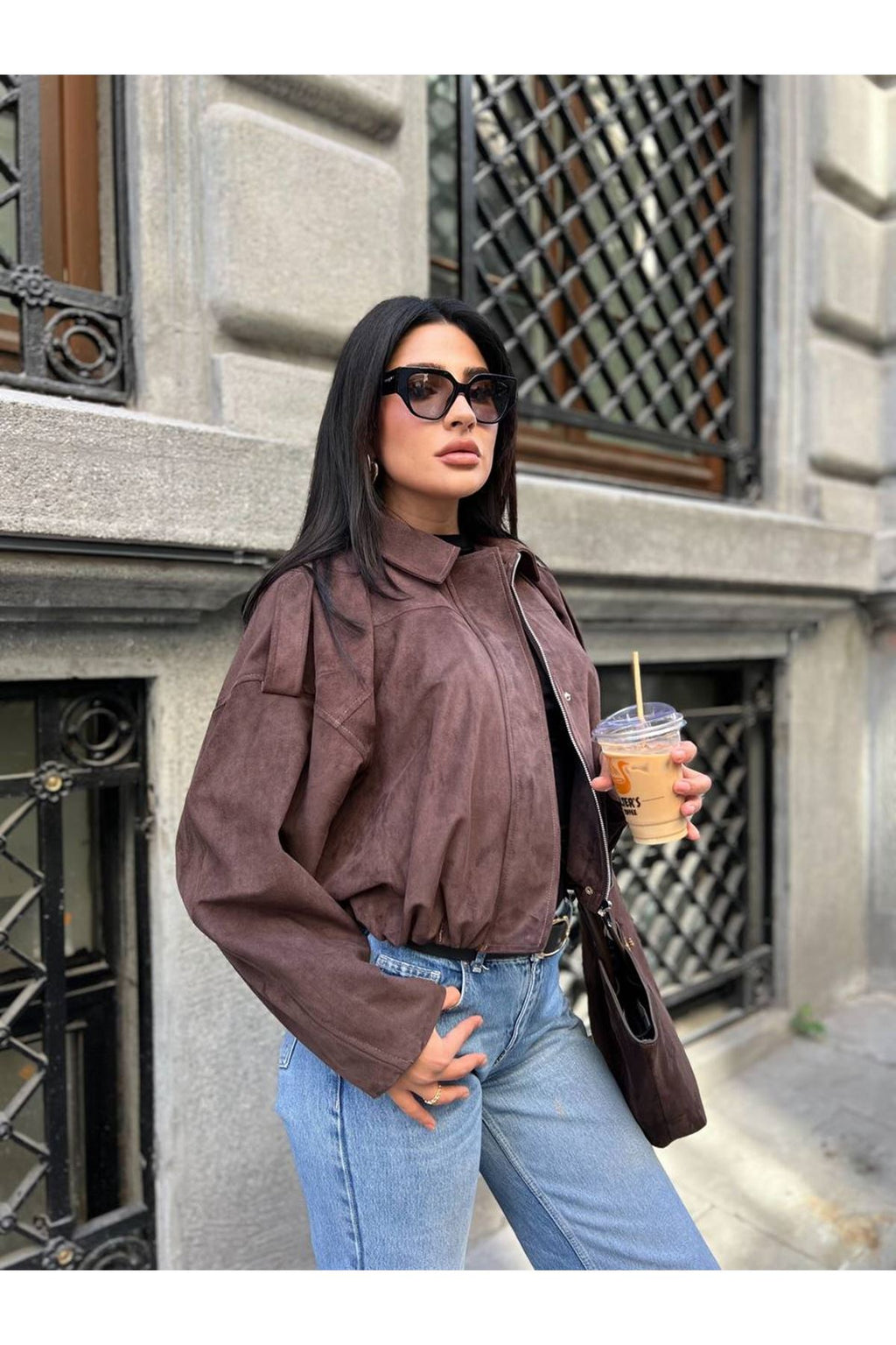 Brown Overshirt Jacket