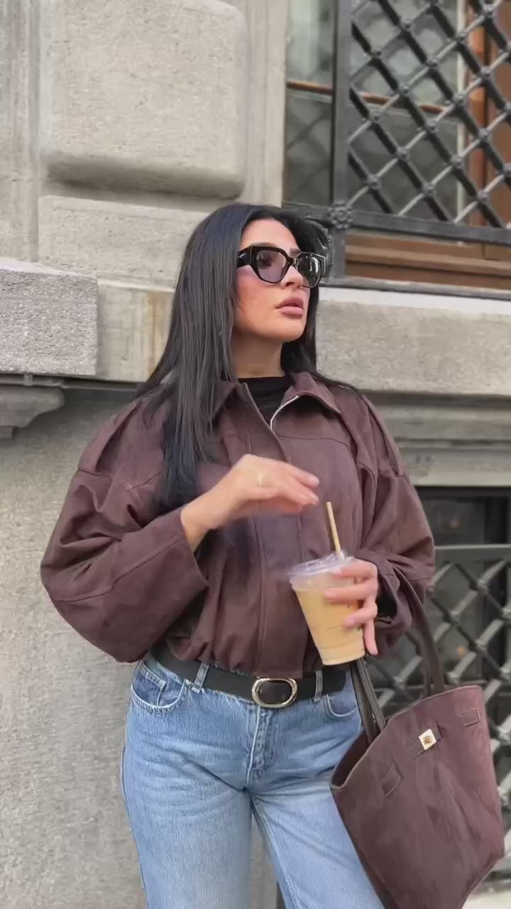 Brown Overshirt Jacket